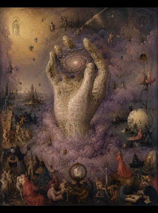 Characters stand beneath a vast starry night sky with shooting stars and trees in the background.