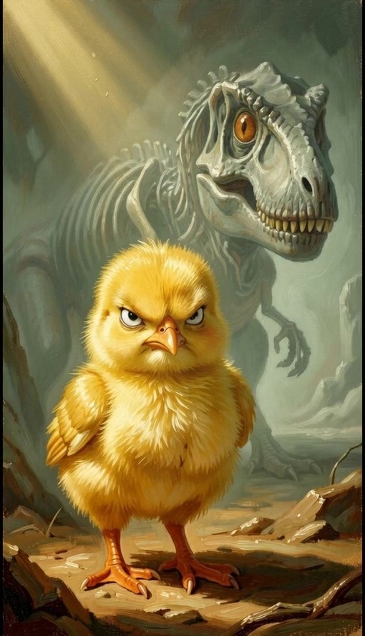 A yellow-feathered bird Pokémon stands on a rock outdoors, looking directly at the viewer with sharp teeth visible in sunlight.
